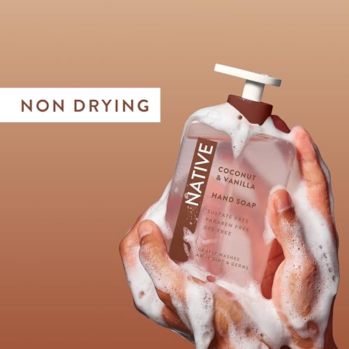 Native Liquid Hand Soap Coconut & Vanilla Scent 13 fl oz - Gentle & Clean