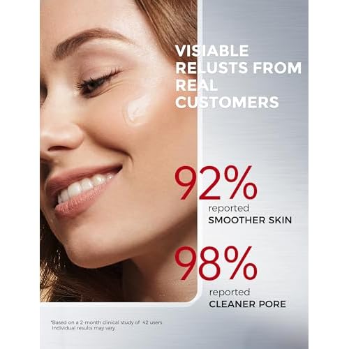 Exfoliating Face Scrub: Gentle Face Exfoliator Peeling Gel with PHA & AHA, Niacinamide - Chemical Exfoliant Peel Shot for Dead Skin Cells, Blackheads, Sebum Control & Pores Care 7.05OZ