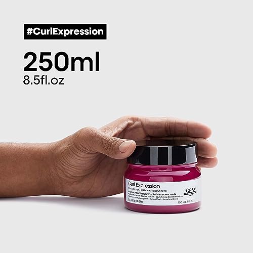 L'Or?al Professionnel Paris Curl Expression Mask - Moisturizes and Pre-Detangles For Curly and Coily Hair Types, Adds Shine, Paraben-Free