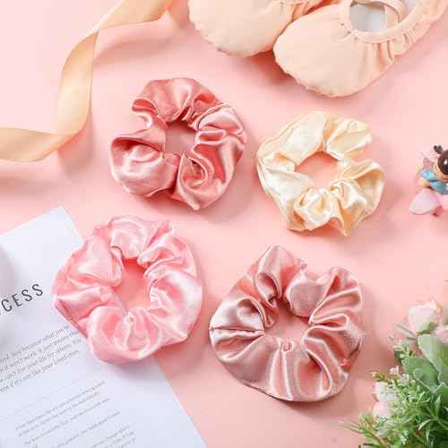 24 Sets Ballerina Party Favors Include 24 Pink Hair Scrunchies 24 Ballet Thank You Cards Ballet Dance Recital Gifts for Girls Ballerina Birthday Party Decorations Supplies