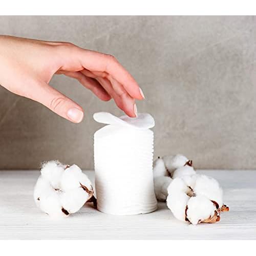 Organyc - 100% Certified Organic Cotton Rounds - Biodegradable Cotton, Chemical Free, for Sensitive Skin (420 Count) - Daily Cosmetics. Beauty and Personal Care