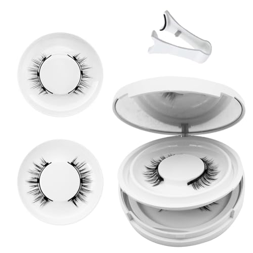 Magnetic Eyelashes Kit with Applicator & Mirror - Natural Look