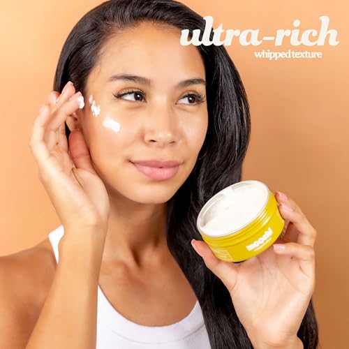 moochi Beef Tallow for Skin ? Organic 100% Grass-Fed Whipped Balm with Rare Alpine Flower Honey, Natural Moisturizer Cream for Nourishing Skin Hydration