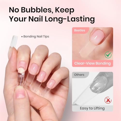 Beetles Tipex Nail Glue Gel - 2Pcs 20g, Strong & Beginner-Friendly