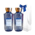 Bath & Body Works DRESSED IN WHITE Body Wash 2-piece Gift Set with a Red Bow for Holidays ? 10 fl oz each