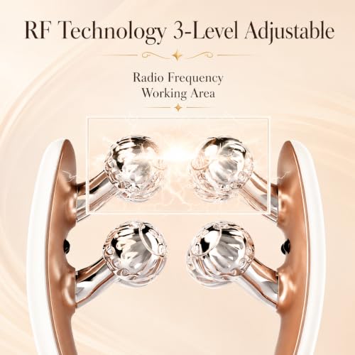Microcurrent Face Massager with LCD Display - Facial Sculpting & Lymphatic Drainage