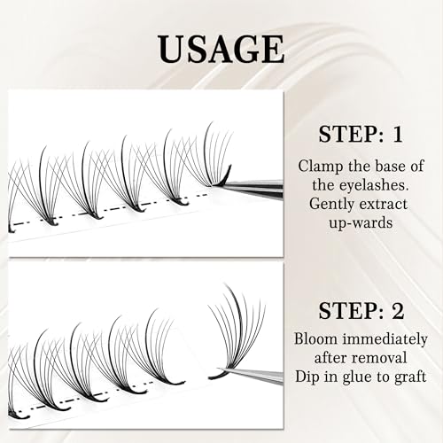 CoMango Wispy Premade Fans 5D 7D 9D Eyelash Extensions