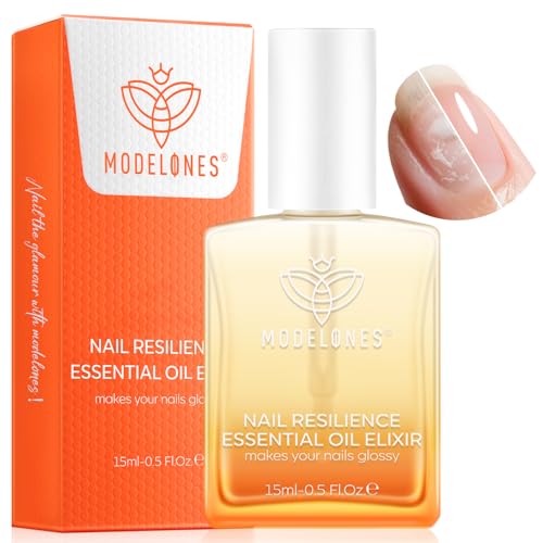 Modelones Nail Strengthener Serum | Nail Repair Oil for Damaged Nails