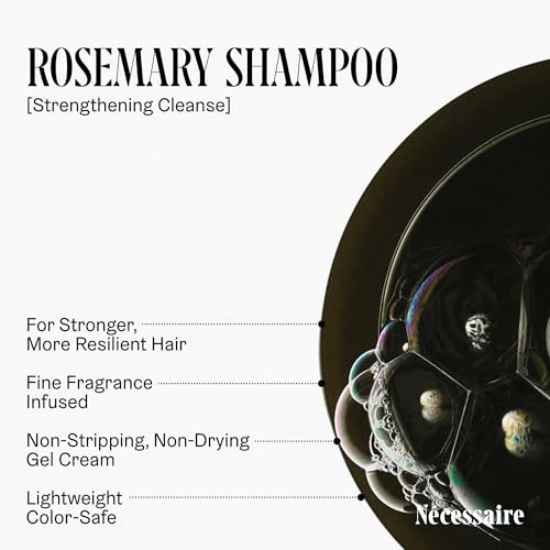 Nécessaire Rosemary Hair Duo Set with Shampoo & Conditioner - 16.9 Fl Oz (Pack of 2)