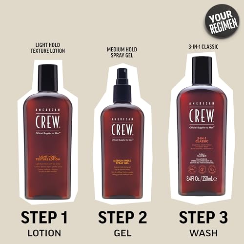American Crew Men's Hair Tonic, Light Hold, 8.4 fl oz