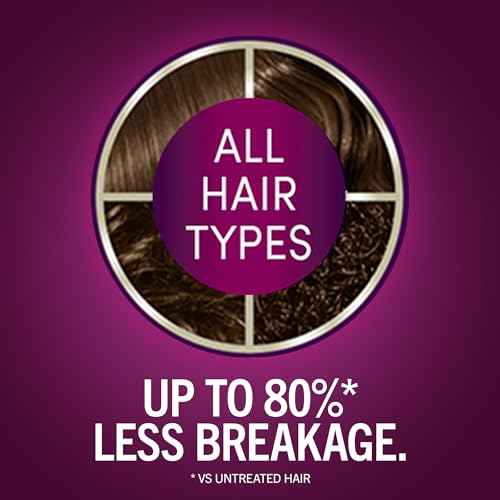 Schwarzkopf Keratin Permanent Hair Dye Cream, 6.64 Champagne Brown, Professional Quality Color for Up to 100% Gray Coverage, Bond Enforcing System