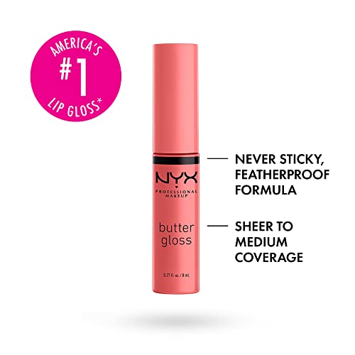 NYX Butter Gloss Lip Gloss Strawberry Cheesecake & Vanilla Cream Pie
