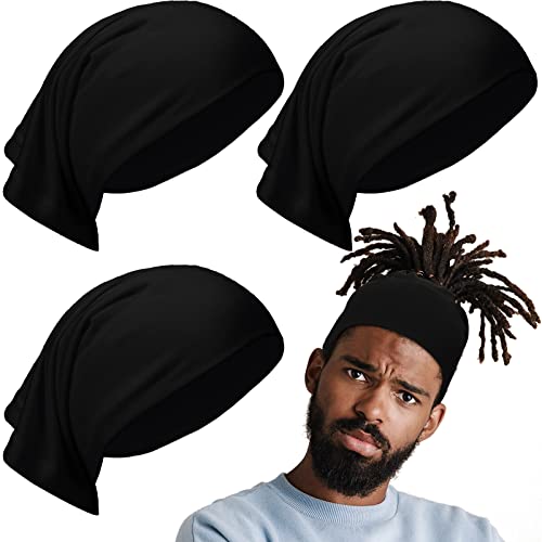 Sintege 4 Pcs Dreadlocks Tube Socks - Wide Elastic Headbands for Long Hair