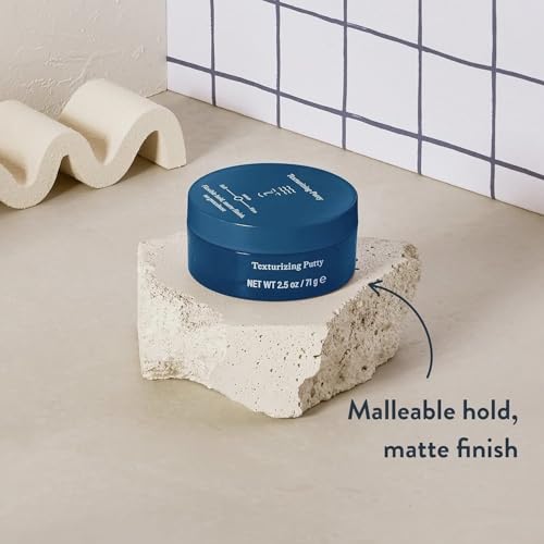 Men's Hair Texturizing Putty, Medium Hold Matte Finish 2.5oz