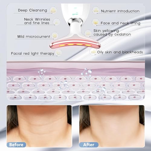 7-in-1 Red Light Therapy Face Massager with Heat