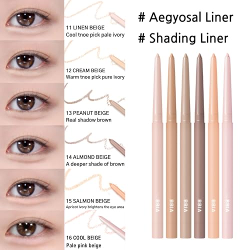 BBIA Last Auto Gel Eyeliner 17 Colors - Waterproof Pencil Makeup