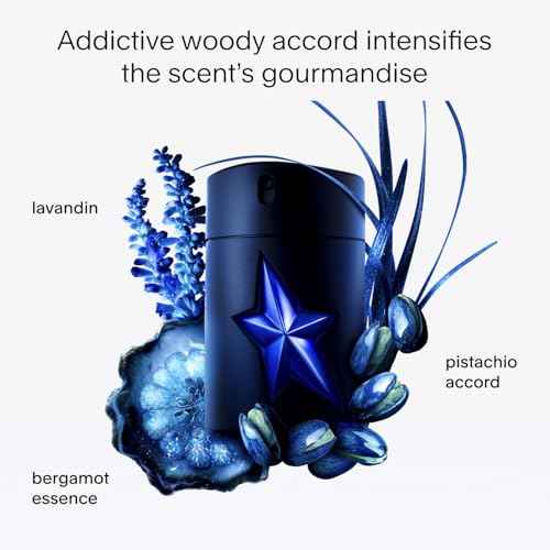 Mugler - Amen Stellar - Eau de Parfum - Gourmand Mens Cologne - With Lavandin, Pistachio, & Woody Accord