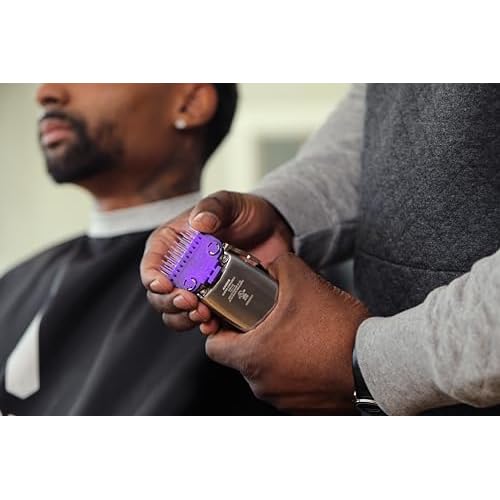 Andis Professional Master Dual Magnet OG Size 0 Snap on Comb Set, 561385, Purple