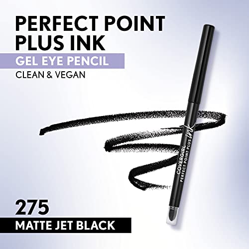 COVERGIRL Perfect Point Plus Ink Gel Eye Pencil, Jet Black
