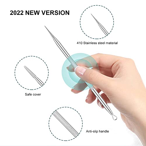 Blackhead Remover Tool 2-in-1 Pimple Extractor - Stainless Steel