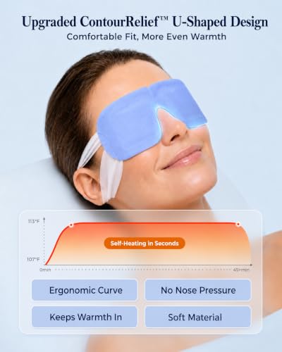 16-Pack Self-Heating Steam Eye Mask for Dry Eyes