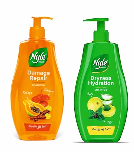 Nylle Damage Repair & Hydration Shampoo Set, 13.5 fl oz, 2 Pack