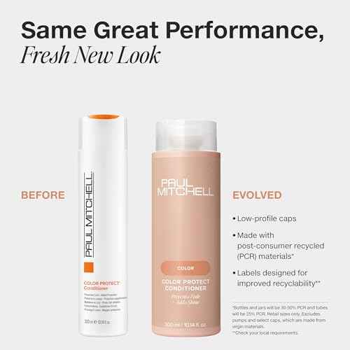 Paul Mitchell Color Protect Conditioner, Prevents Fade + Adds Shine, For Color-Treated Hair