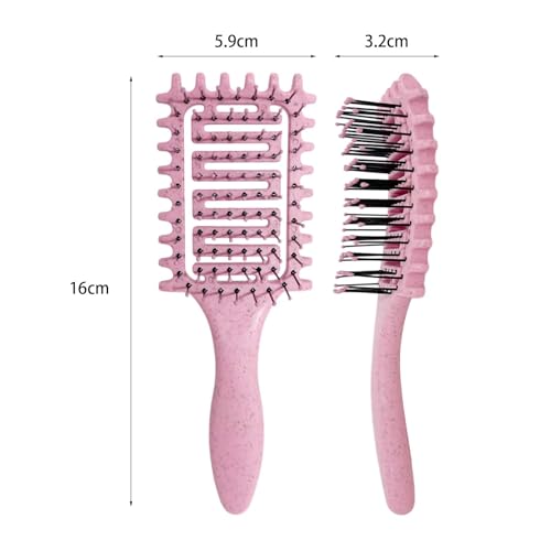 Compact Mini Hair Brush for Travel - Detangler for All Hair Types