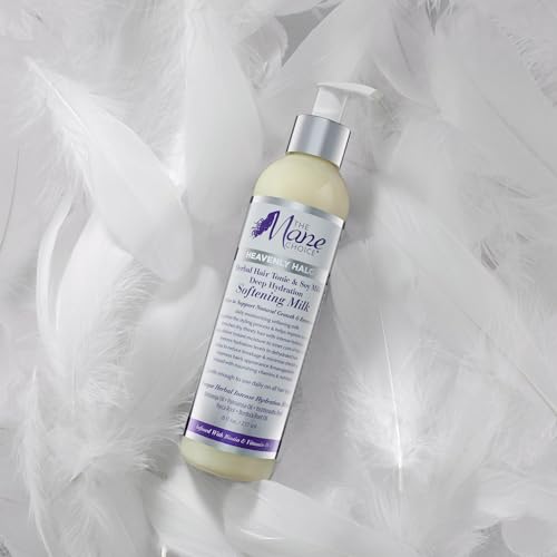 The Mane Choice Heavenly Halo Herbal Hair Tonic & Soy Milk Deep Hydration Softening Milk, 8 Ounce
