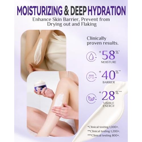2025 Updated Magnesium Cream for Sleep: Nighttime Magnesium Lotion, Deep Hydration, Skin Care for Kid, Men, Women (Lavender)£¬2PC
