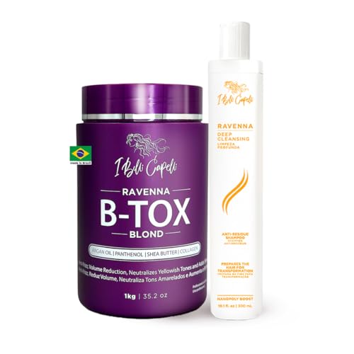 I Belli Capelli Ravenna Blonde B-tox Hair Treatment Kit + Shampoo