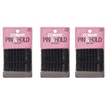 Scunci 55367 Black Styling Essentials Bobby Pins 18 Count, pack of 3