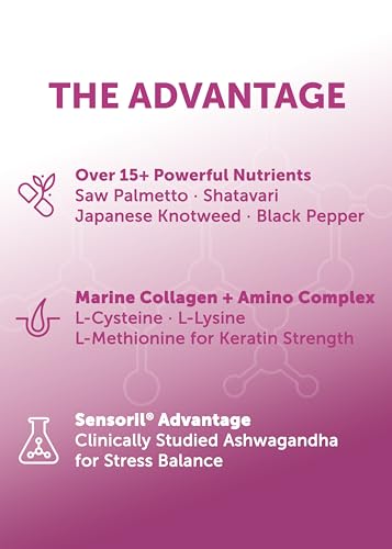 Lunakai Hair Growth Vitamins for Women - 20 Nutrient Complex, 90 Capsules