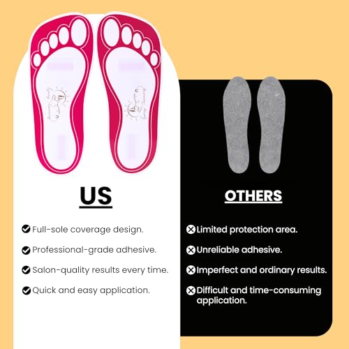 60 Pairs(120 Feets) Disposable Tanning Feet Pads Sunless Airbrush Spray Tent Protect Foot Shaped Spray Tan Sandals