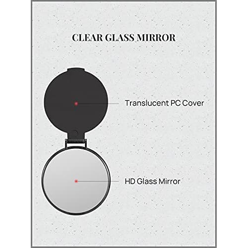 72 Pcs Compact Mirrors Bulk, Round Pocket Mini Folding Makeup Mirror for Purse(4-Color)