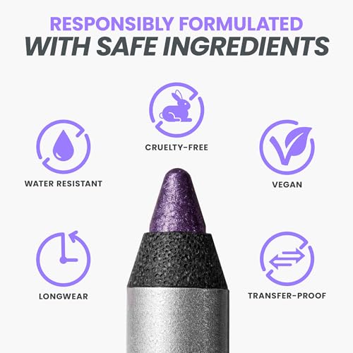 Wonderskin 1440 Waterproof Eyeliner Pencil - Longwear Deep Purple