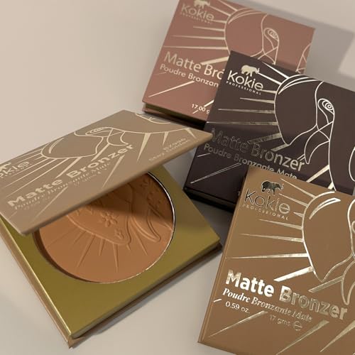 Kokie Matte Bronzer Stay Golden - Buildable Talc-Free