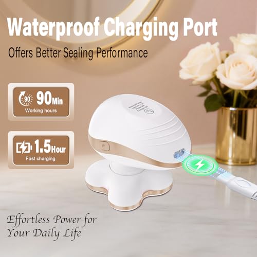 Gold Women’s Electric Shaver for Sensitive Skin 18K Hypoallergenic Blades - Compact & Waterproof