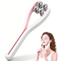V-Shape Facial Massager with 3D Roller, 3 Microcurrent Levels