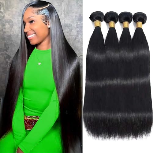 12A Brazilian Virgin Hair Bundles Straight 18-24 Inch
