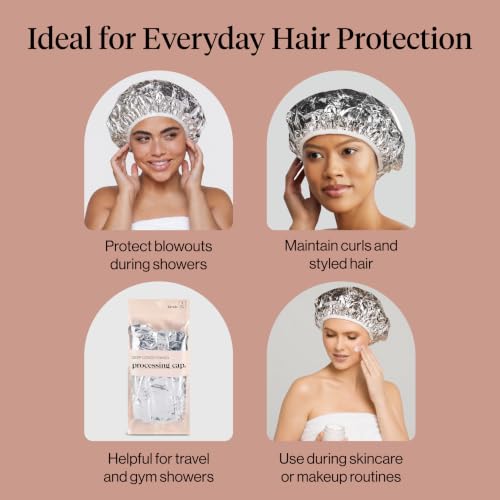 Kitsch Reusable Aluminum Foil Heat Cap for Deep Conditioning & Hair Treatment