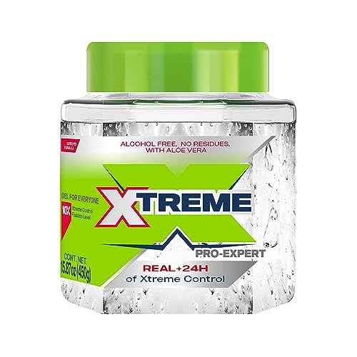 Xtreme Pro-Expert Clear Styling Gel with Aloe Vera, Alcohol-Free, 15.87 oz, 3 Pack