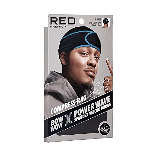 Red by Kiss Power Wave Durag - Adjustable 360 Wave Cap