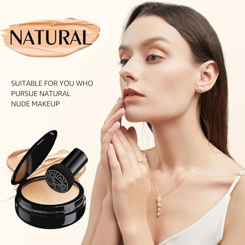 Air Cushion CC Cream Foundation with Mushroom Sponge