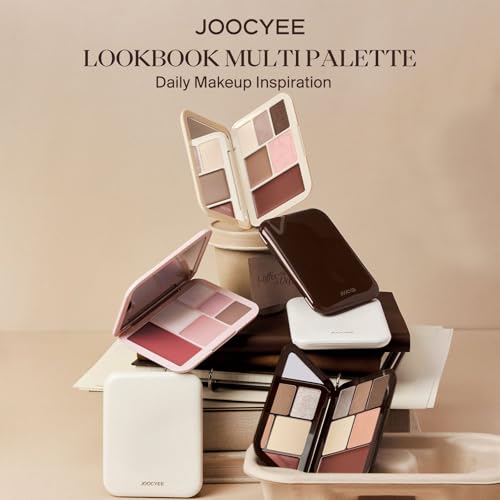 Joocyee 6-Color 5-in-1 Face Palette Coffee Look - Travel-Ready Lookbook