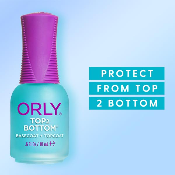 Orly Base Nail Coat, Top 2 Bottom, 0.6 Ounce