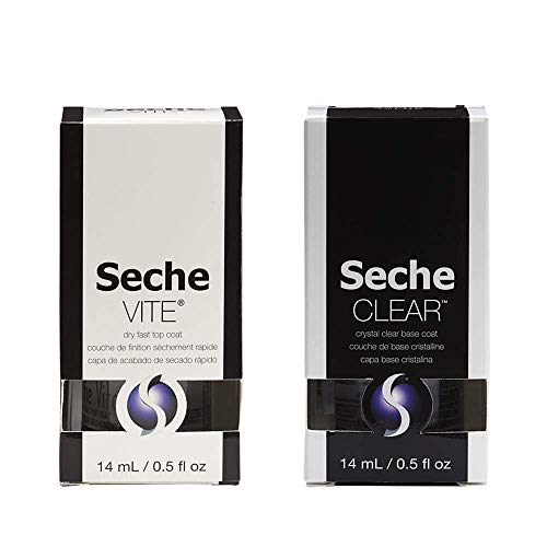 Seche Clear Base Coat & Seche Vite Fast Dry Top Coat Duo Set