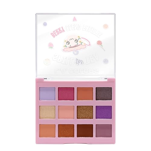 L.A. COLORS Let's Talk Tea Eyeshadow, Berry Blend CES433 (Pack of 2)