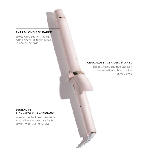 T3 SinglePass Curl X 1.25" Curling Iron | 9 Heat Settings