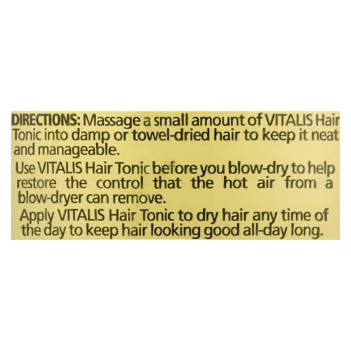 Vitalis Hair Tonic Liquid - Non-Greasy Formula for All Hair Types